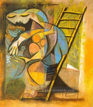  Kubismus Malerei - La femme aux Tauben 1930 Kubismus